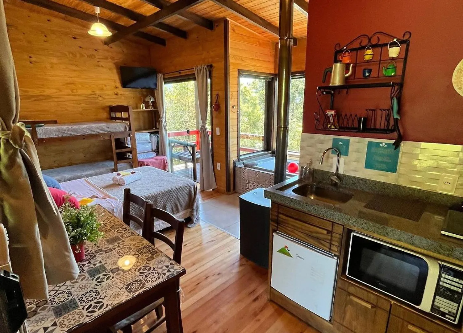 Chalet Chales Solar Da Montanha Urubici - Com Hidromassagem